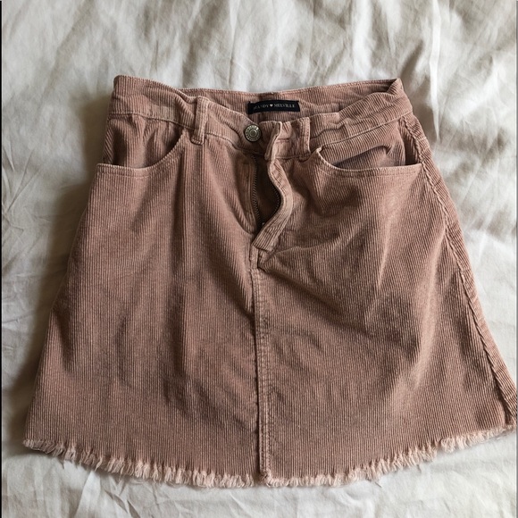 Brandy Melville Dresses & Skirts - Brandy Melville Pink Corduroy Skirt